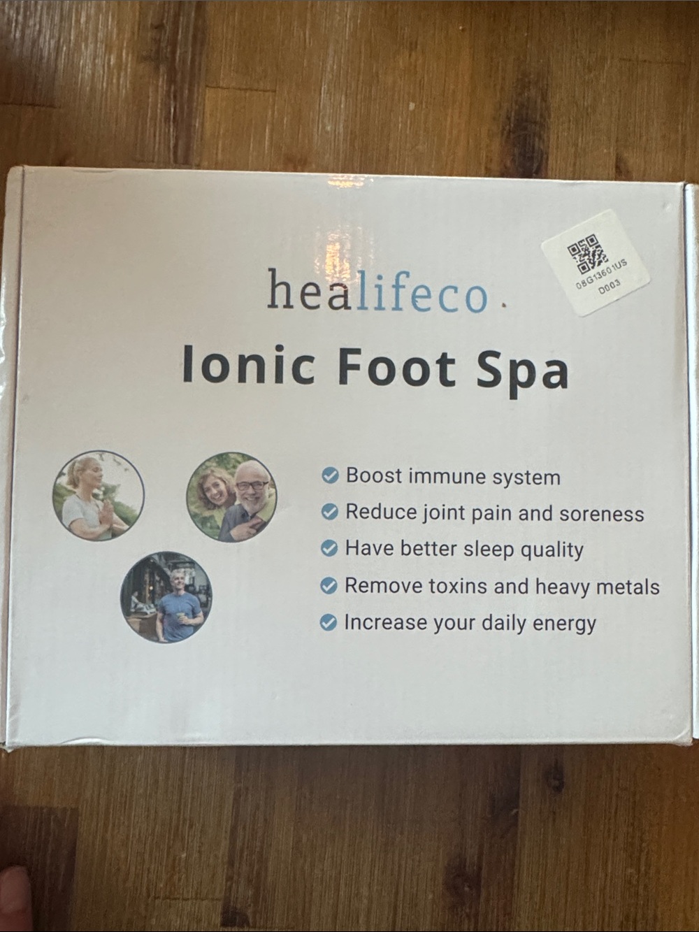 Alife Ionic Foot Spa Bath - White